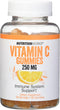 NutritionWorks Vitamin C 250 mg Gummies, Supports Immune Health, 60 Gummies with Potent Antioxidants