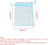 100Pcs Organza Bags, 5x7 Inch Sky Blue Sheer Baby Shower Party Favor Bags with Drawstring for Wedding Candy Pouches