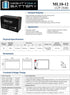 Mighty Max Battery 12V 10AH 750 SLA Battery for Peak AMP Jump-Starter W/INFLATOR