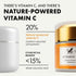 Vitamin C Face Cream - 2.5% Hyaluronic Acid + 2% Squalane, Brightening Moisturizer for Uneven Skin Tone