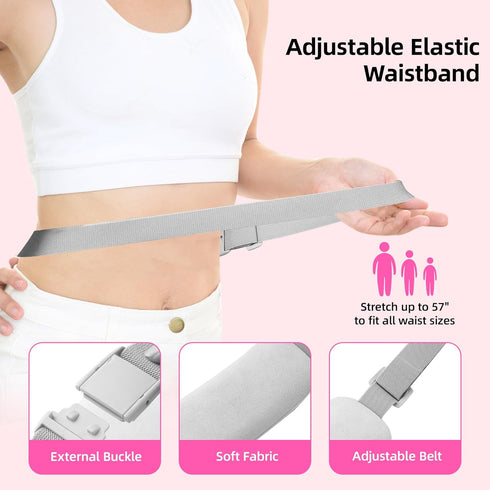 Electric Portable Heating Pad for Menstrual Cramps, 6 Heat Levels, 6 Vibration Modes, Cordless Heating Pad for Travel