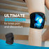 BraceAbility Plus Size Patellar Tracking Short Knee Brace - XXXL Support Sleeve for Post Kneecap Dislocation