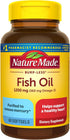 Nature Made Burp Less Fish Oil 1200 mg - 60 Softgels, Omega 3 Fish Oil for Healthy Heart Support, 30 Day Supply