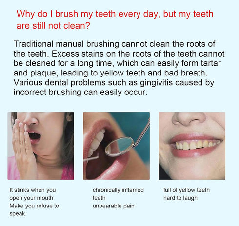 VIDECOR 360 IPX7 Ultrasonic Electric Toothbrush, U Shaped Automatic Toothbrush for Adults Whole Mouth Toothbrush