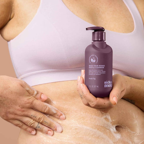 Niches & Nooks 7 oz Gentle Nooks Cleanser Fresh Fig pH Balanced Feminine Wash, Intimate Cleanser for Women, Lightly