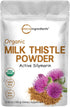 Organic Milk Thistle Powder, 3.5 oz, Herbal Liver Support Supplement, Non-GMO