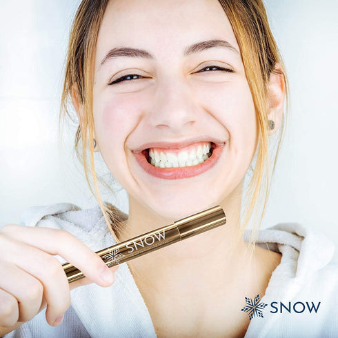 Snow Extra-Strength Teeth Whitening Serum - Whitening Pen for Stain Removal & Whiter Teeth - 2 Pack with Carbamide &