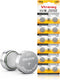 Vtreneg 10 Pack SR626SW 377 376 Watch Battery LR626 377A 626 AG4 1.55V