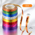 Shappy 15 Rolls Curling Ribbon, 1/5" Wide x 11 Yards Metallic Balloon String Roll for Gift Wrapping Assorted Colors Ribbons for Bows Crafts(Bright Color)