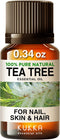 Kukka Tea Tree Essential Oil, 0.34 FL Oz, 100% Natural for Skin, Hair, Toenail & Soap Making