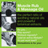 Skinsations Hemp Massage Oil & Sore Muscle Rub, 100% Organic with 10 Essential Oils