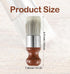 Thrymme 5.3 Inch Furniture Salve Brush, Leather Salve Brush for Furniture with Ergonomic Handle