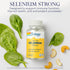 Solaray Yeast Free Selenium 200mcg | 90 VegCaps | High Absorption Supplement for Thyroid Function & Immune Support