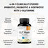 Sandhu's Gut Health - Prebiotic, Probiotic, Postbiotic & L-Glutamine | 120 Delayed Release Capsules for Digestive Health