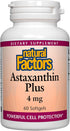NATURAL FACTORS Astaxanthin Plus | 4mg, 60 Capsules for Antioxidant Support