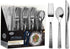 VeZee 160 Pcs Disposable Extra Heavyweight Silver Plastic Silverware.Lillan Tablesettings One Pack includes