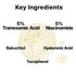5% Tranexamic Acid Serum with 5% Niacinamide, Dark Spot Correcting Serum for Hyperpigmentation, 1Fl Oz