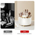 Makeup Brush Holder Organizer, 360° Rotating Cup for Cosmetics, Nail Polish, Bathroom Vanity Desktop Organizer