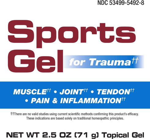 Nature's Way Boericke & Tafel Sports Gel, Relief for Deep Muscle, Joint, Tendon, & Back Pain and Inflammation,