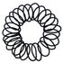 Scunci Effortless Beauty Black Thick Hair No-Damage Elastics - 72 Count