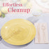 Prestee 180 Gold Plastic Silverware Cutlery Set, Disposable Glitter Gold Utensils, 60 Forks, 60 Spoons, 60 Knives