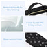 PACKISM Clear Makeup Bags - TSA Approved Large Opening Toiletry Bag, Black Travel Essentials