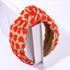 Raffia Knotted Headbands for Women, Boho Straw Wide Top Knot Hairband, Rattan Woven Pom Pom Hair Accessories
