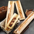 MXYEVL 50 Pack Baguette Bags for Homemade Bread with Stickers, Reusable Kraft Paper Bread Bags, Long Sourdough Paper