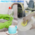 Dishwashing Rubber Gloves for Cleaning Kitchen - 2 Pairs Long Household Gloves for Washing Dishes