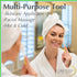 Reusable Silicone Skincare Applicator & Spatula Set (Meadow Green), Ice & Heat Face Roller Tool