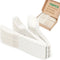 100% Compostable Cutlery Set, 150pcs (50 Forks, 50 Spoons, 50 Knives), Eco-Friendly, Ivory White