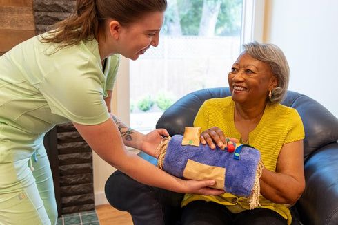 Twiddle - Premium Dementia Activities for Seniors - Comforting Alzheimers Products for Elderly - Engaging Sensory Items