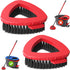 2 Pack Spin Mop Scrub Brush Head Replacement for RinseClean 2-Tank System, Hard Bristle Scrubber for Floor