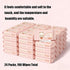 KATPOSIN 24 Packs 8 192 (24, Disposable Wet Wipes, Skin-Friendly Hypoallergenic Unscented Travel Cleaning Wipes