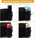 Wheelchair Side Bag with Cup Holder,Wheelchair Armrest Accessories Storage Pouch for RollatorWalkerPower