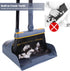JEHONN Broom and Dustpan Set, 54 Inches Long Handle, Lightweight Indoor Upright Dust Pan with Comb Teeth for Home
