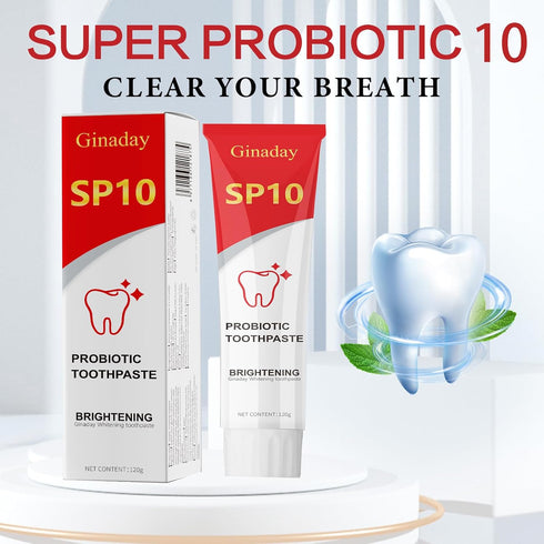 Magic Changing SP10 SP10 Toothpaste.(1Pcs) Probiotic Toothpaste, Deep Cleaning Care Fresh Breath Ultra Whitening