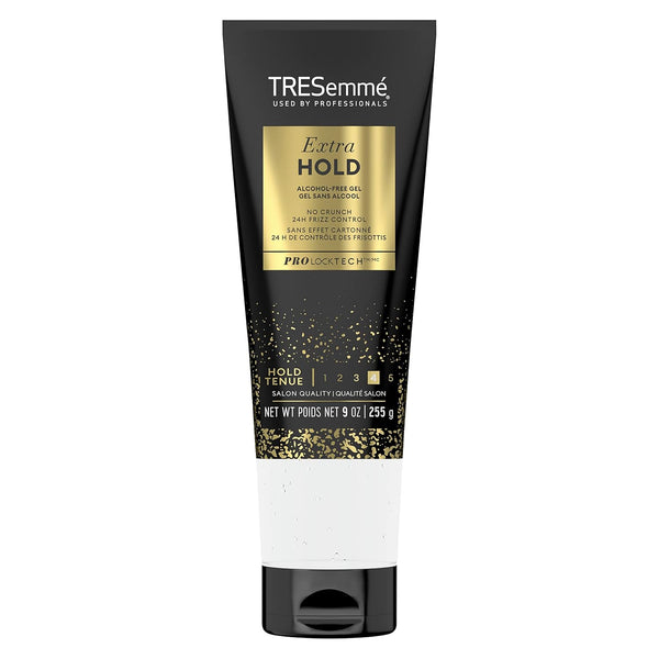 TRESemmé Extra Hold Hair Gel, Alcohol-Free, 9 oz, 24-Hour Frizz Control