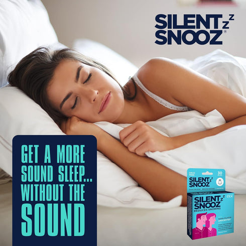 Silent Snooz Nasal Dilator, Anti-Snore Device, Reusable, Eucalyptus Scented, Made in USA