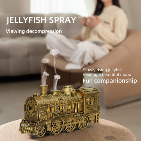 Wodoochey 300ml Train Humidifier Aroma Diffuser, Cool Mist Quiet Aromatherapy Diffuser for Essential Oils,Train