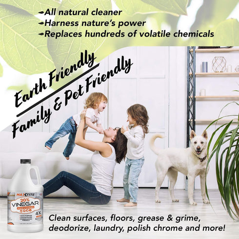MAXTITE 20% (1 High-Strength Vinegar for Home & Garden Cleaning Gallon)