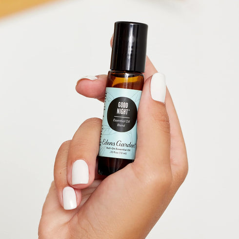 Edens Garden Good Night Essential Oil Roll-On Blend, 100% Pure Therapeutic Aromatherapy, Kid & Skin Safe, 10 ml