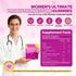 Kaseano GummiesSupports 60 Count. Slippery elm Feminine Probiotic + Moisture pH Balance, Vaginal Flora & Odor Health
