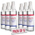 Latalia Unscented Hand Sanitizer Spray Refill Pack of 6 | 6.67 Fl