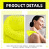 Geiserailie African Long Bathing Net Sponge - Luminous Yellow Long Net Shower Body Scrubber for Daily Use