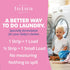 Tru Earth Hypoallergenic Baby Laundry Detergent Sheets, 32 Count, Fragrance Free for Sensitive Skin, Up to 64 Loads