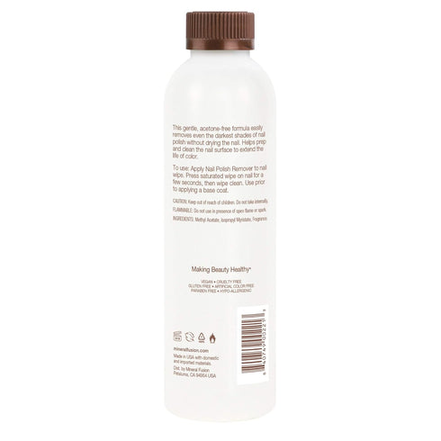 Mineral Fusion Acetone-Free Nail Polish Remover, 6 Ounce, Non Drying