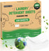 Unscented Laundry Detergent Sheets, 100 Sheets for Up to 200 Loads, Eco Friendly & Hypoallergenic