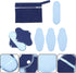 HAKIDZEL 8pcs Set Reusable Washable Menstrual Pads Flannel Nursing Sanitary Towels High Absorbency Day and Night