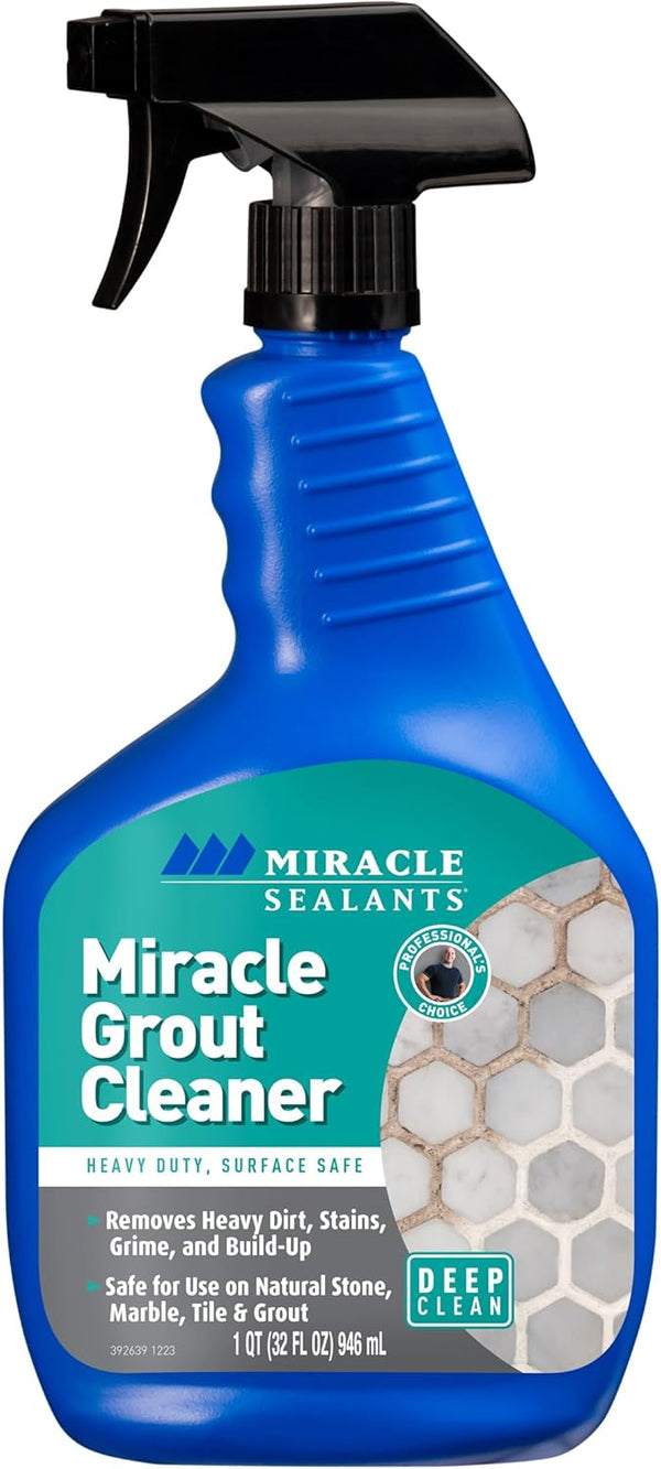 Miracle Sealants Heavy Duty Miracle Grout Cleaner Spray for Natural Stone, Marble,